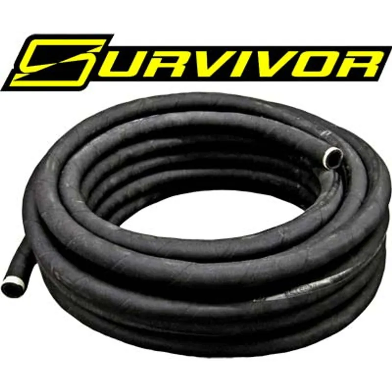 Pirate Brand - SURVIVOR™ Hose, Suction, Black, Nominal ID 1/2" x 15/16" OD, 2 PLY (400‘ Reel)