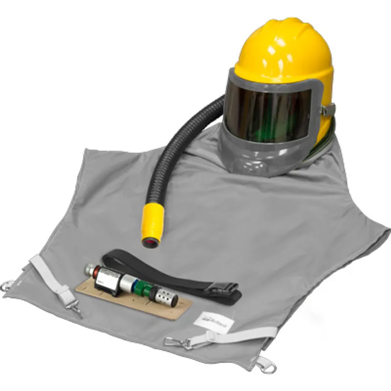 Pirate Brand - BULLARD® GENVX® (GVX), Compressed Air Respirator, Type CE, 28" Cape 28VX, HC2400 HOT/COLD TUBE, 1/4" Industrial Interchange