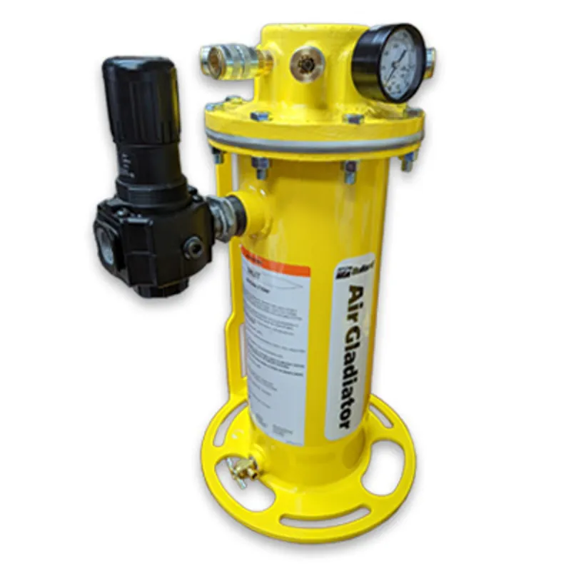 Pirate Brand - BULLARD®, AirGladiator Series, Filter Assembly, 6-Outlet Filter With Pressure Gauge, Relief Valve, Pressure Regulator, and Hose Adaptor Fitting (6 Hose Adaptor Fitting)