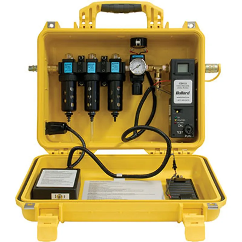 Pirate Brand - BULLARD® CAB, 15 CFM Box, 10 PPM CO Sensor, 1 Outlet, 1/4" Industrial Interchange, 1-2 Worker, Portable Air Filter & CO Monitor (V25 SPLITTER REQUIRED FOR 2 WORKERS)