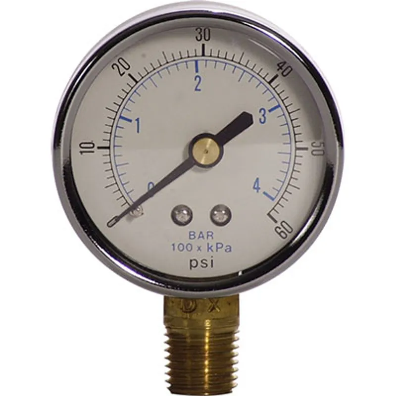 Pirate Brand - BULLARD® EDP30/EDP50, Free Air Pump Manifold Pressure Gauge, 0-60 PSI
