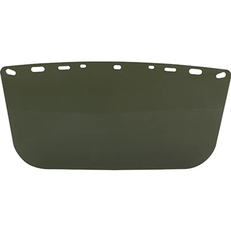 Pirate Brand - BULLARD® Polycarbonate Shade 5 Flat Faceshield/Visor, 8" x 15" x .040"
