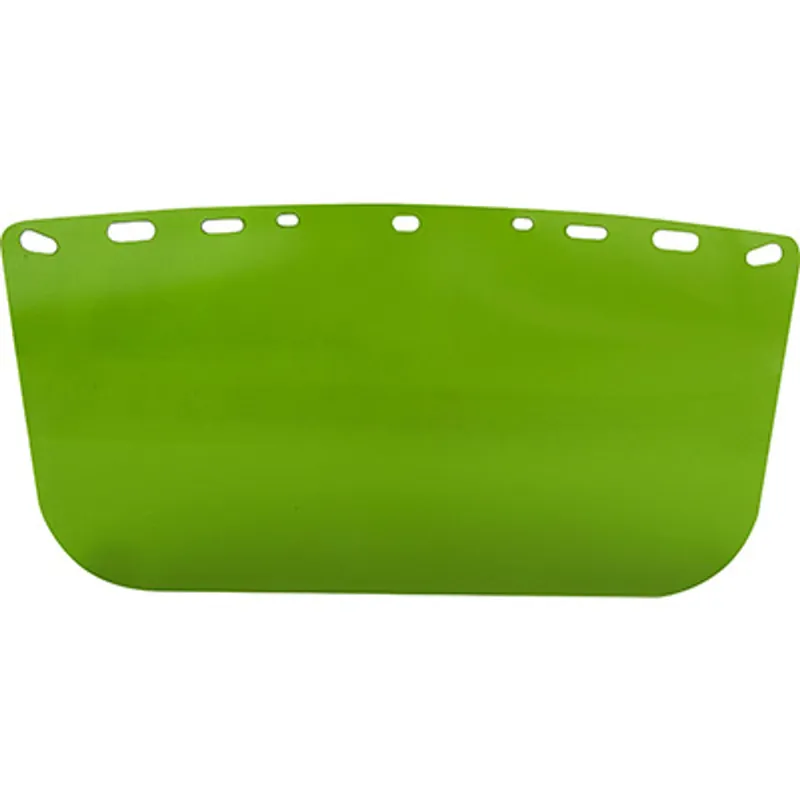 Pirate Brand - BULLARD® Polycarbonate Shade 3 Flat Faceshield/Visor, 8" x 15" x .040"