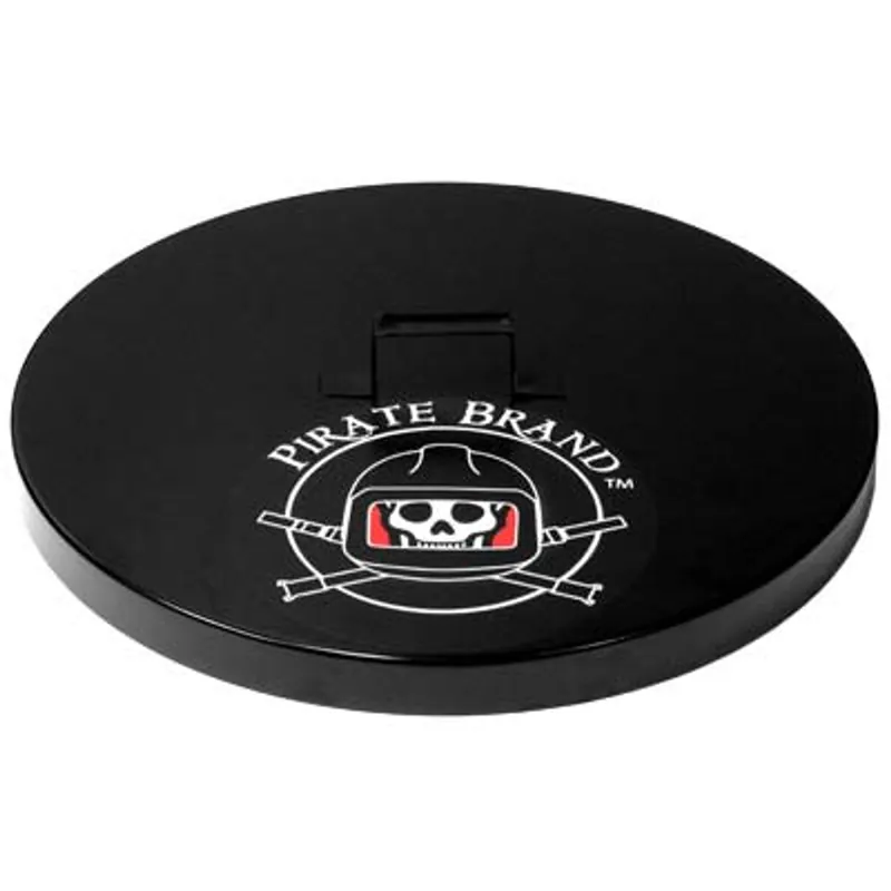 Pirate Brand - Lid, 16" Dia, w/ Handle, Powder Coated Black