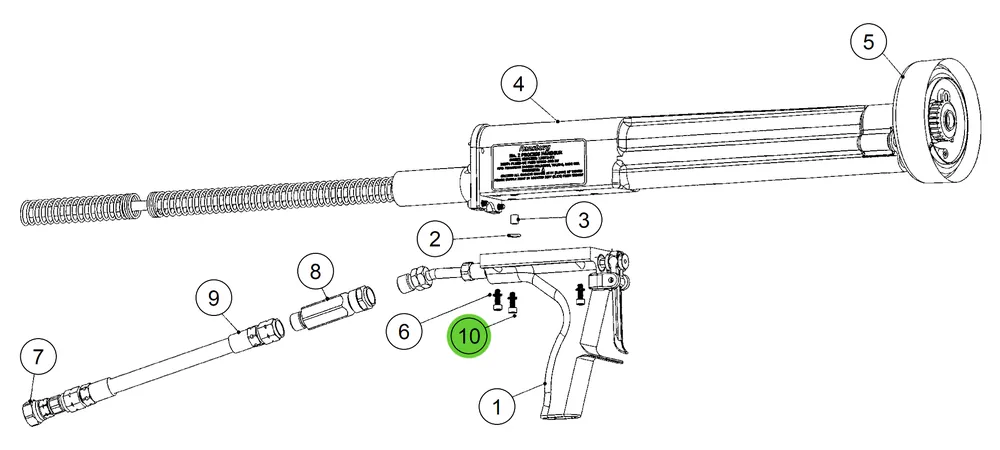 Ransburg 2 Process Gun SHCS 8 Screw (Kit of 4 Screws)