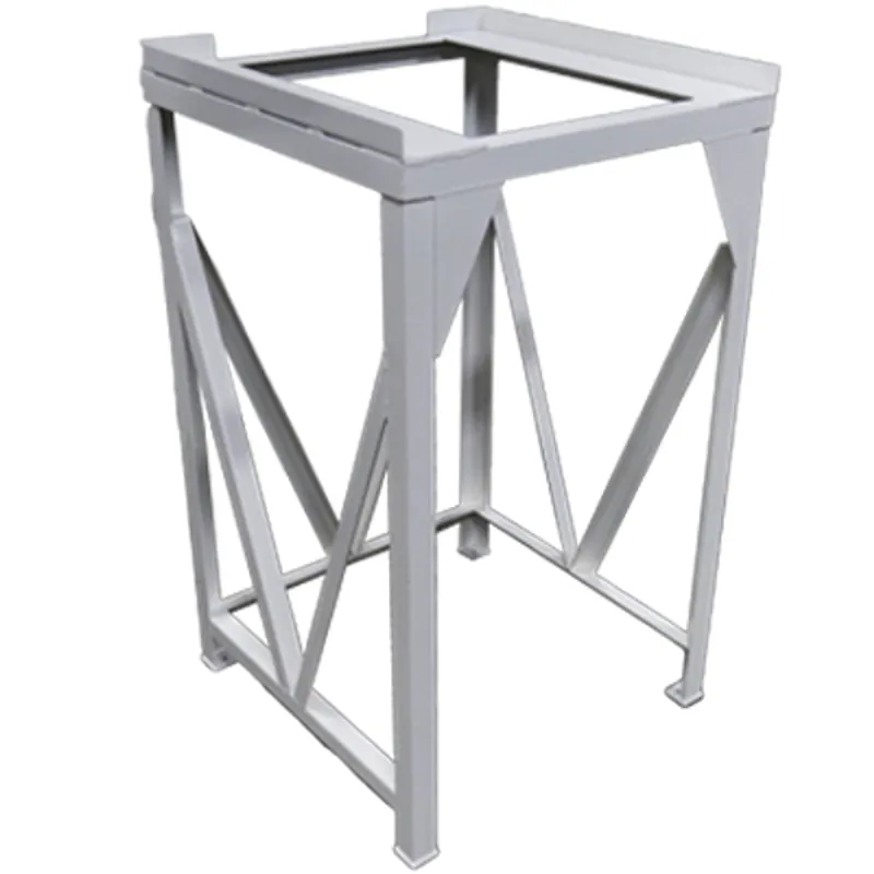 Pirate Brand - Bulk Bag, Garnet Hopper, Base, 45"L x 45"W x 74"H, Accommodates 8 cu ft Double Chamber, 10 cu ft, & 20 cu ft Vessels
