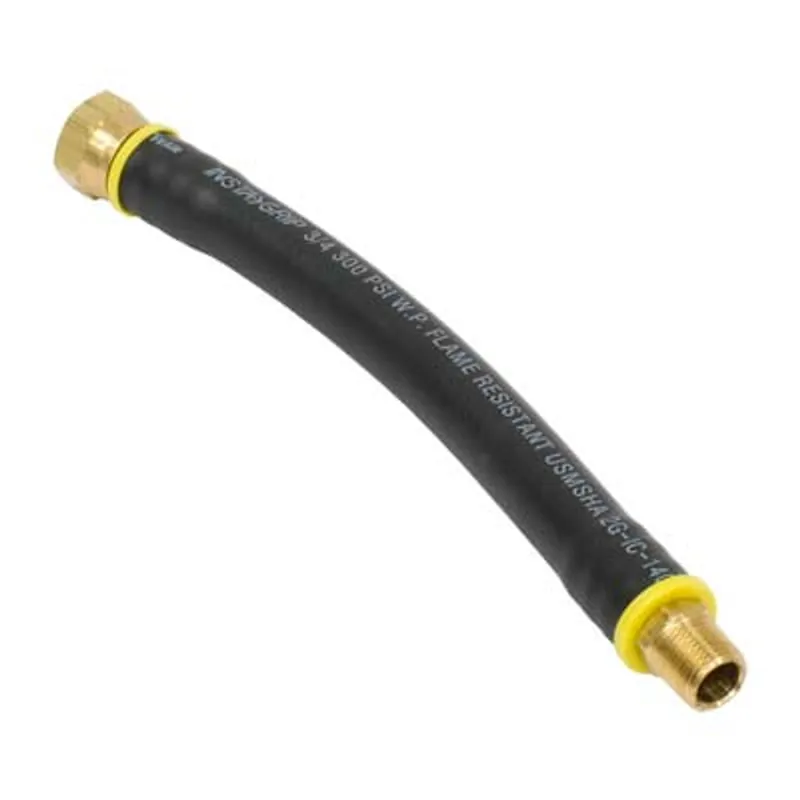 Pirate Brand - CLEMCO/ZERO, Pusher Line (Flex) Replacement, 3/4" x 11", OAL 13"