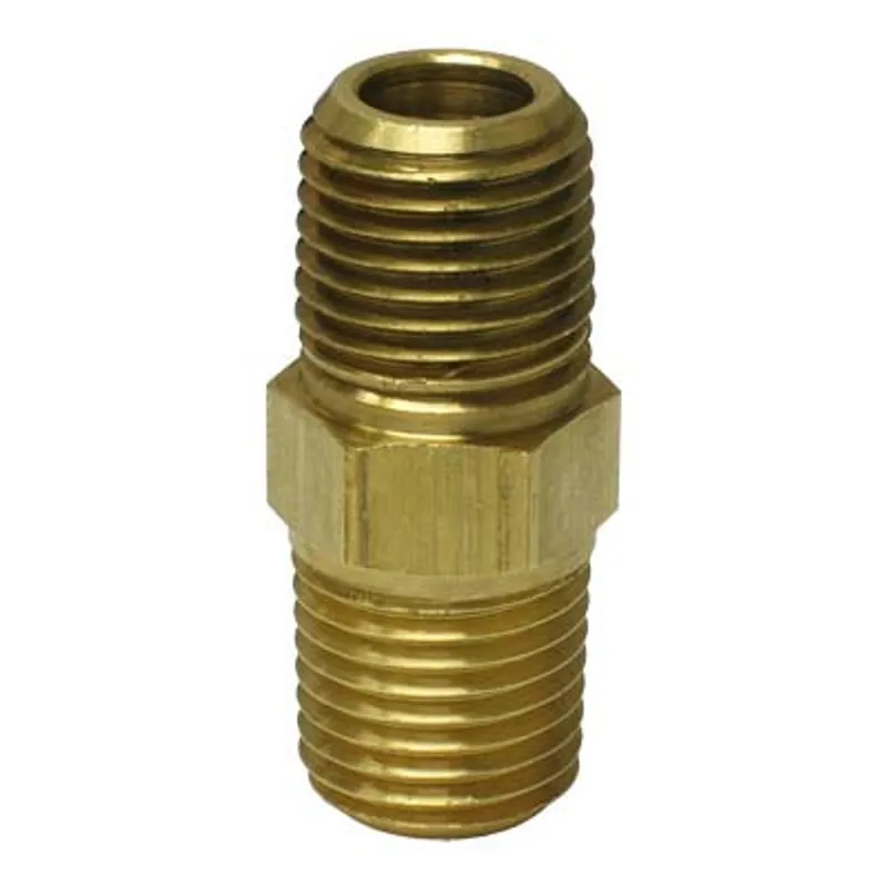 Pirate Brand - Nipple, Hex 1/4" MNPT x 1/4" MNPT