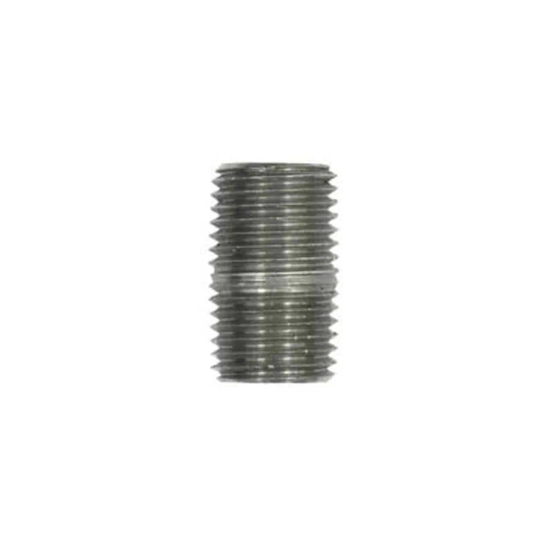Pirate Brand - EMPIRE Style, Nipple, TBE, Schedule 80, Galvanized, 1/2" x Closed (1" Pipe String)