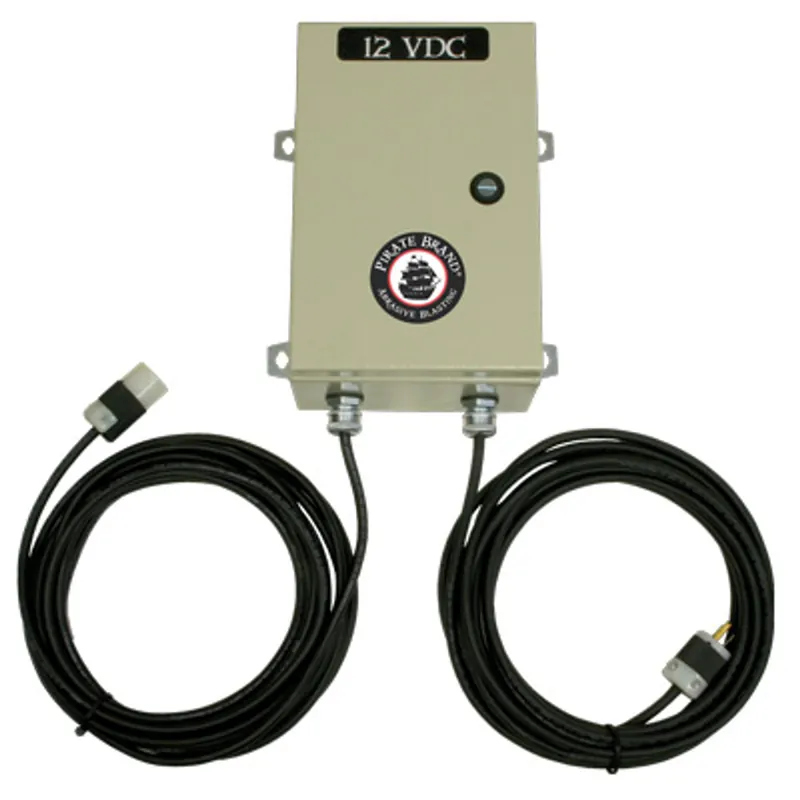 Pirate Brand - KEY HOUSTON Style, Power Supply 120AC Input/12VDC @ 6 Amp Output, 8 Control Valve Max Load, 2 Prong Connector, X-Treme Duty™ Urethane Cord