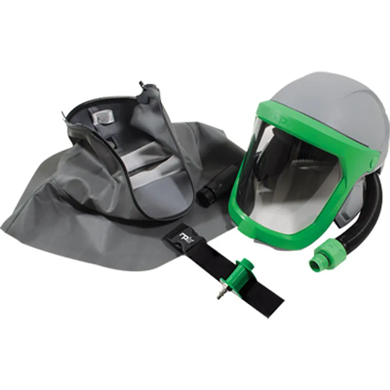 Pirate Brand - RPB®, Z-LINK® Respirator w/ Zytec Fire-Rated Shoulder Cape, Constant Flow Valve, ANSI Z87+ Safety Lens, ANSI Z89.1 Hard Hat Protection (NIOSH Approved No. TC-19C-0535 Type C)