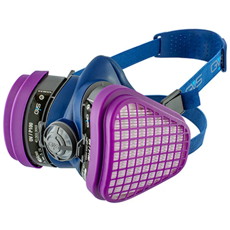 Pirate Brand - GVS, Elipse® OV/P100 Half-Mask Respirator w/ Replaceable Filters (Two Size Options)