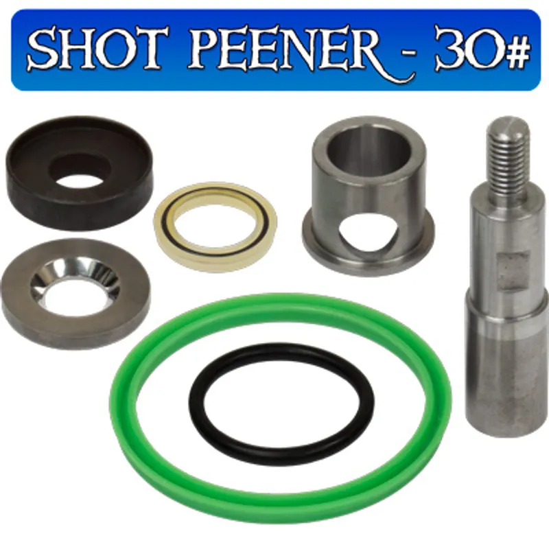 Pirate Brand - Schmidt Mfg Style, APV Shot-Peener-30 , Repair Kit, w/TC Sleeve & Seat, Includes 6, 8, 10, 12, 16, 17 & 18