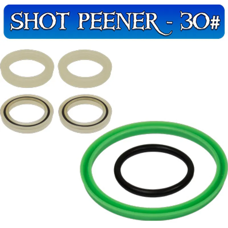 Pirate Brand - Schmidt Mfg Style, APV II, Shot-Peener-30 , Seal Kit, Seals Only, Includes 8, (2)13, (2)15 & 20