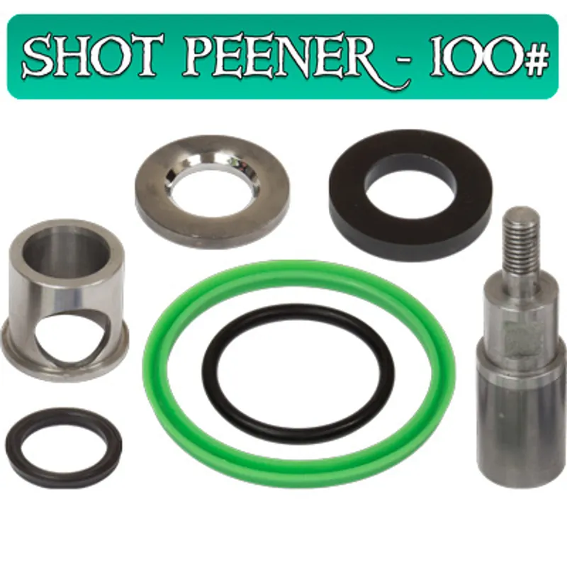 Pirate Brand - Schmidt Mfg Style, APV, Big-Bore™, Shot-Peener-100 , Repair Kit w/TC Sleeve & Seat, Includes 6, 8, 11, 12, 15, 23 & 24