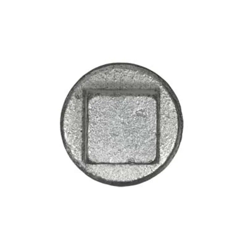 Pirate Brand - Schmidt Mfg Style, T2V, Pipe Plug, Galvanized, 1"