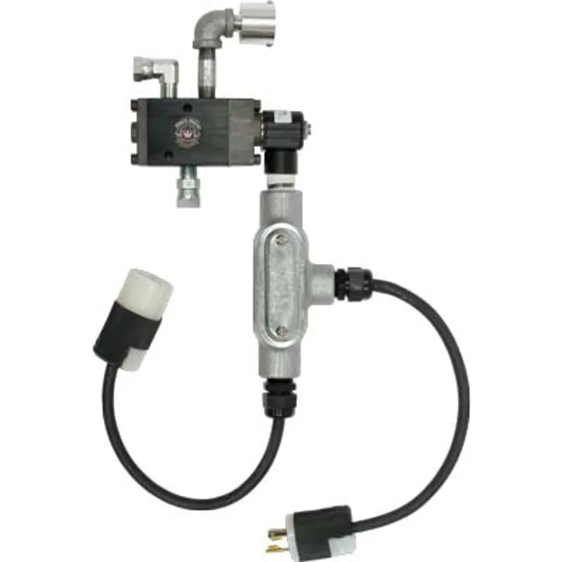 Pirate Brand - Schmidt Mfg Style, Control Valve Kit, Electric, 12VDC (Normally Closed), w/ Junction Tee & Fittings