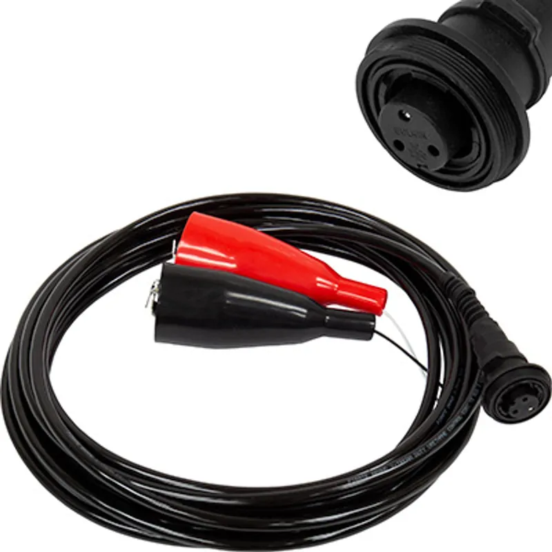 Pirate Brand - Schmidt Mfg Style, Powercord w/Sealed Waterproof Connector, 25‘ 12VDC, 3 Prong, X-Treme Duty™ Urethane Cord