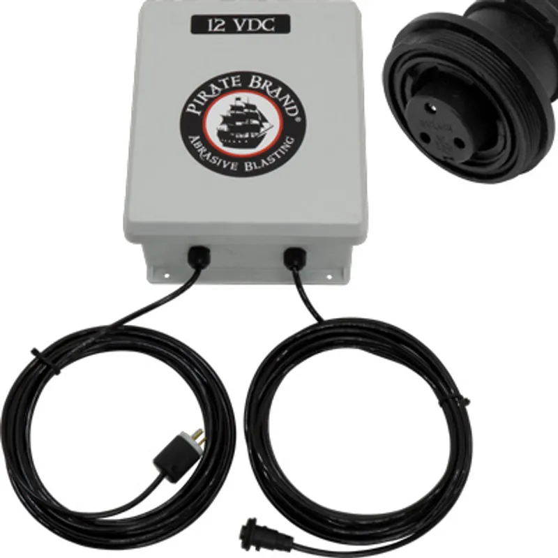 Pirate Brand - Power Supply 120VAC Input / 12VDC @ 2.5 Amp Output w/ Sealed Waterproof Connector