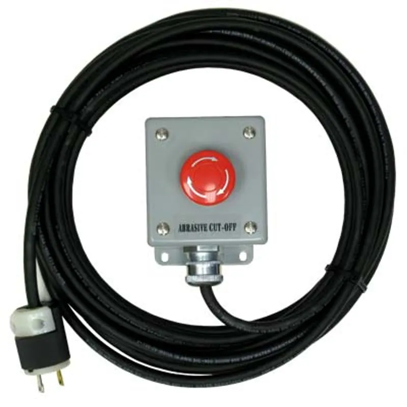 Pirate Brand - Schmidt Mfg Style, Palm Button Operator, 25‘ Cord, X-Treme Duty™ Urethane Control Cord (Prong Options)