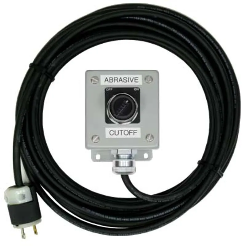 Pirate Brand - Schmidt Mfg Style, Selector Switch Operator, 25‘ Cord, X-Treme Duty™ Urethane Control Cord (Prong Options)