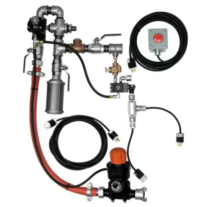 Pirate Brand - Conversion Kit, RUEMELIN Style Conversion Kit APV w/Urethane Sleeve Palm Button Electric 120VAC 1-1/4"