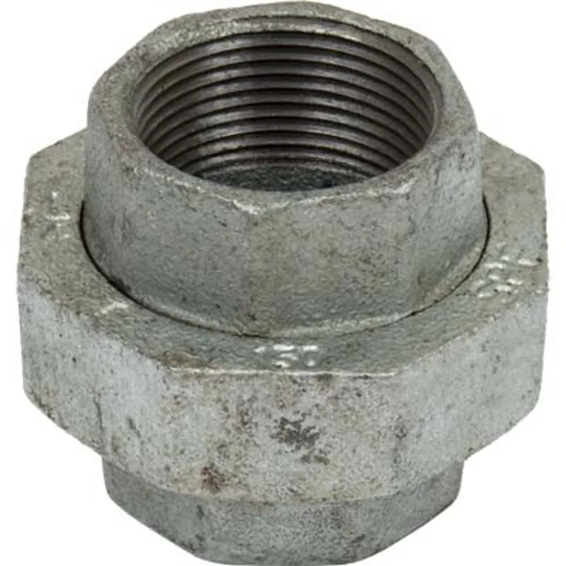 Pirate Brand - Schmidt Mfg Style, Union, Galvanized, 1-1/4"
