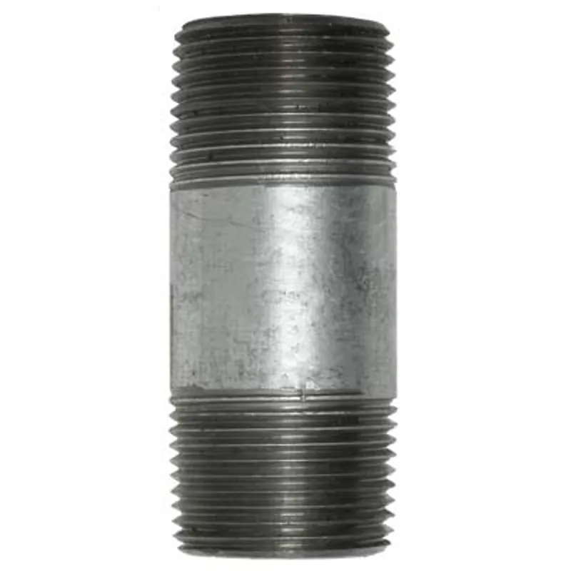 Pirate Brand - Schmidt Mfg Style, Nipple, TBE, Schedule 80, Galvanized, 1" x 3"