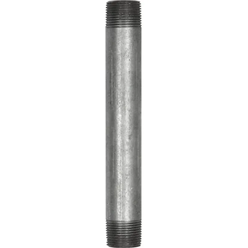 Pirate Brand - Schmidt Mfg Style, Nipple, TBE, Galvanized, 1" x 9"