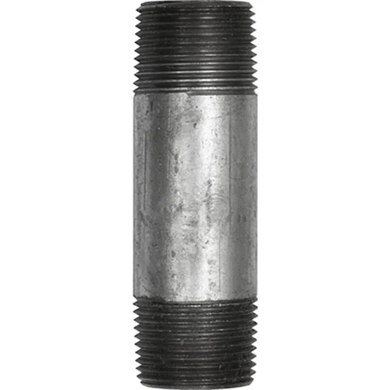 Pirate Brand - Schmidt Mfg Style, Nipple, TBE, Galvanized, 1" x 4"