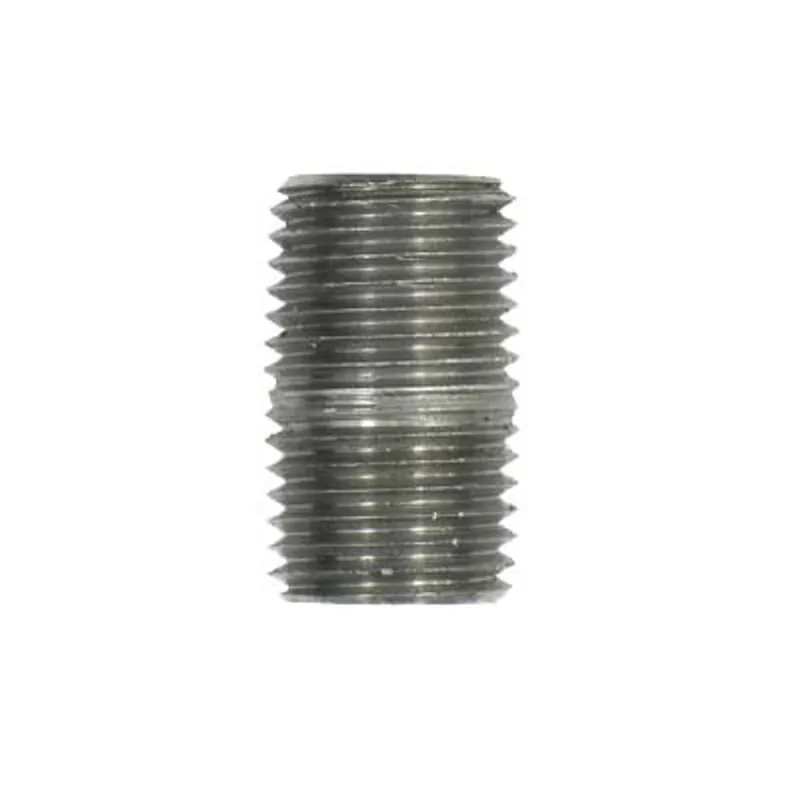 Pirate Brand - Schmidt Mfg Style, Nipple, TBE, Galvanized, 1/2" x Closed