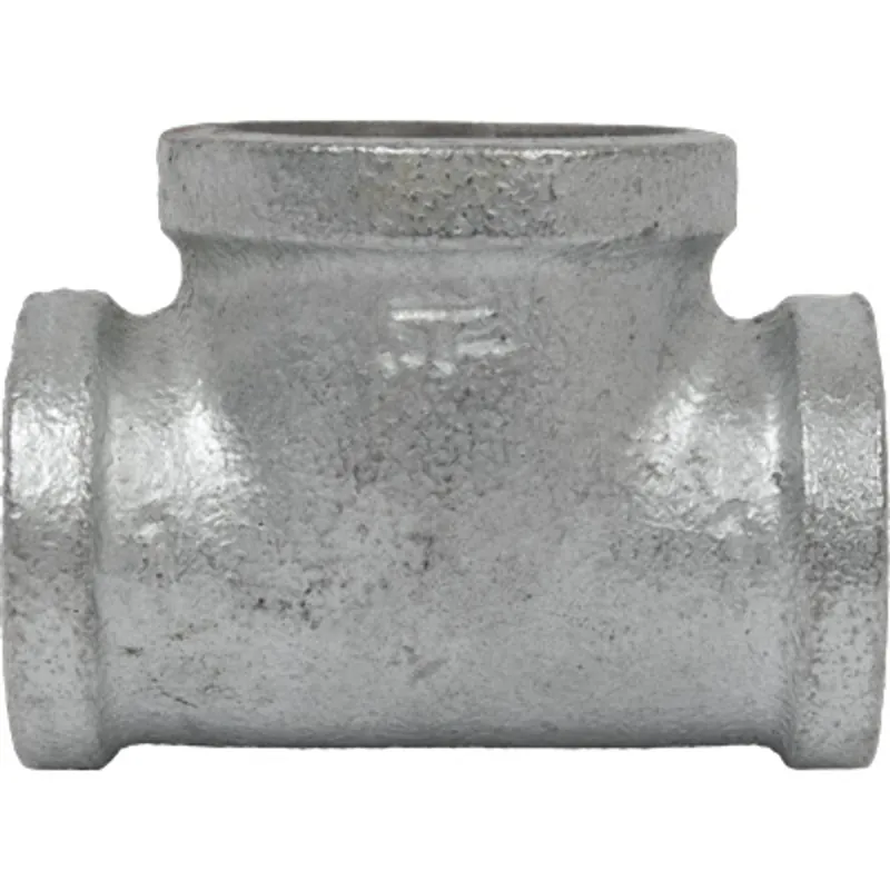 Pirate Brand - Schmidt Mfg Style, Tee, Galvanized, 1" x 1" x 1-1/4"