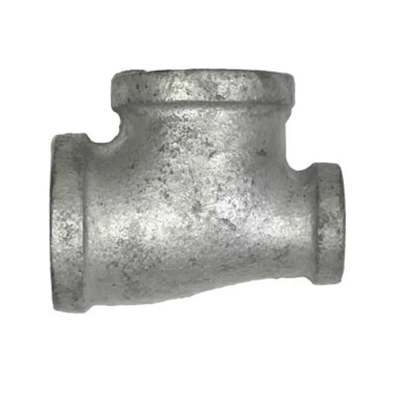 Pirate Brand - Schmidt Mfg Style, Tee, Galvanized, 1" x 1/2" x 1"