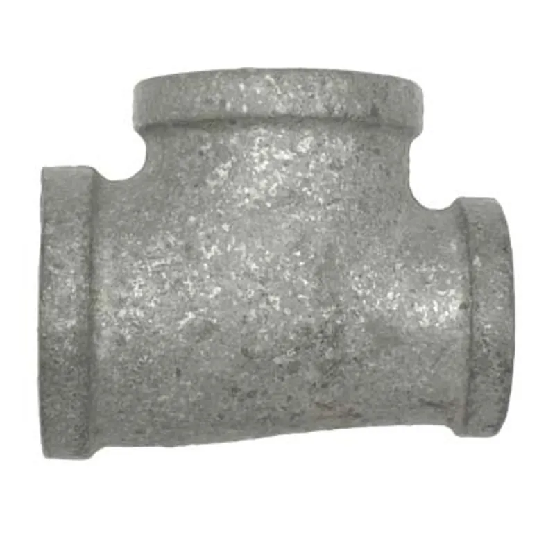 Pirate Brand - Schmidt Mfg Style, Tee, Galvanized, 1-1/4" x 1" x 1-1/4"