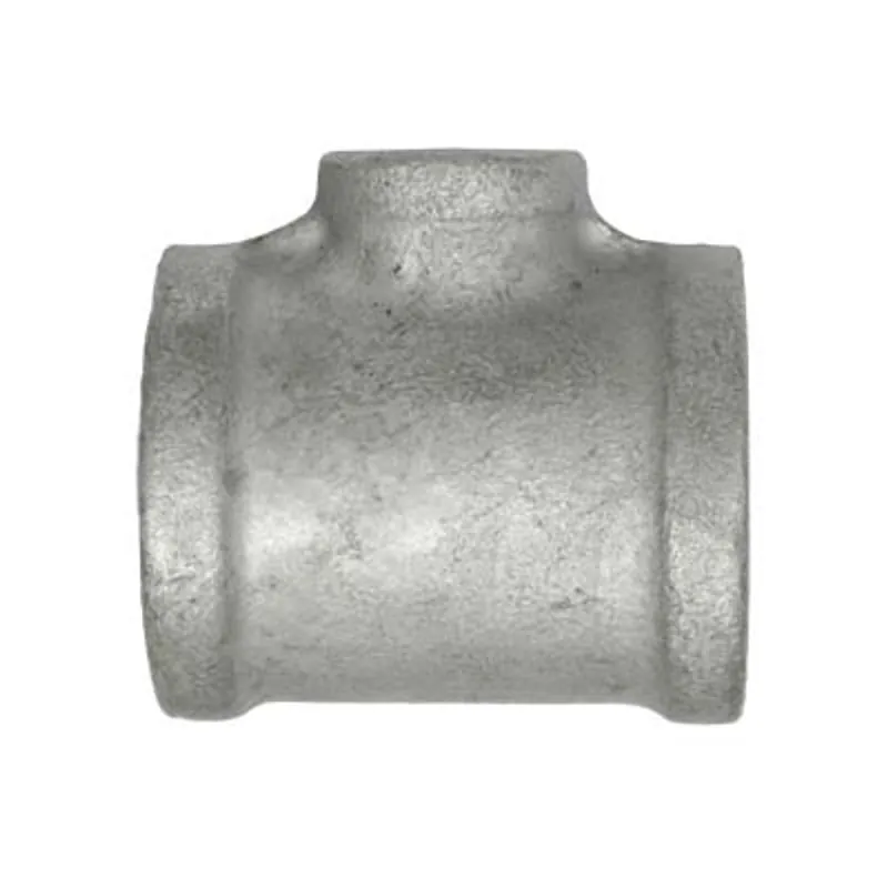 Pirate Brand - Schmidt Mfg Style, Tee, Galvanized, 1-1/4" x 1-1/4" x 1/2"