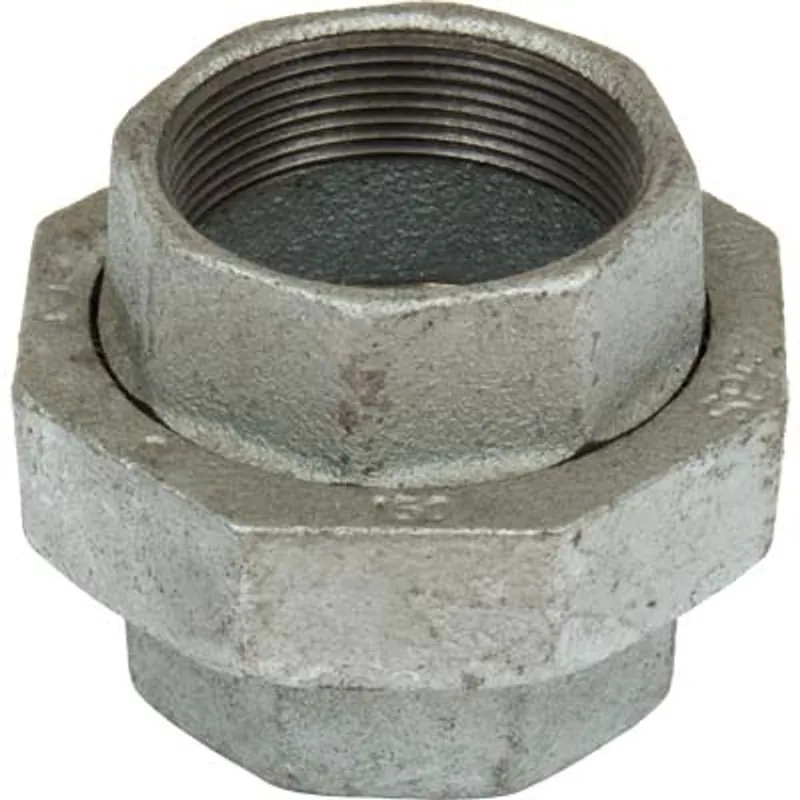 Pirate Brand - Schmidt Mfg Style, Union, Galvanized, 2"