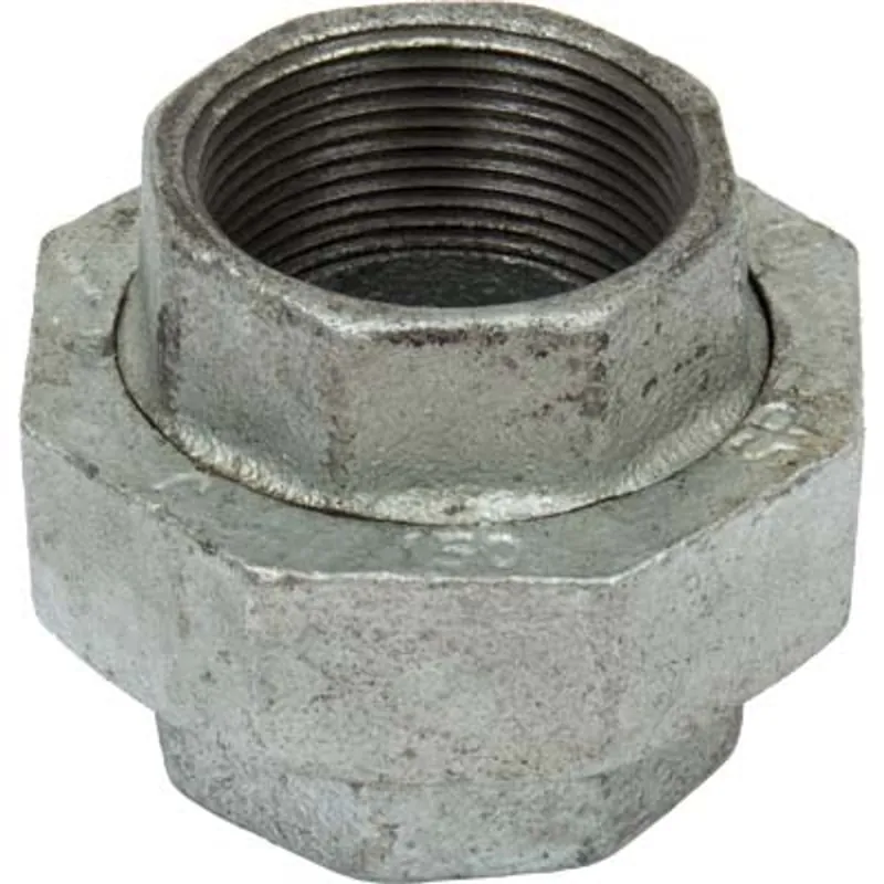 Pirate Brand - Schmidt Mfg Style, Union, Galvanized, 1-1/2"