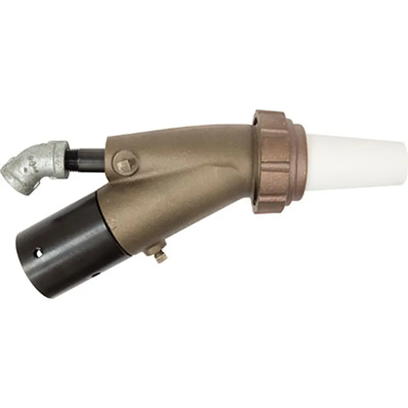 Pirate Brand - Ruemelin B Style Gun Assembly, 3/8" Ceramic Nozzle, w/ 3/16" Air Jet