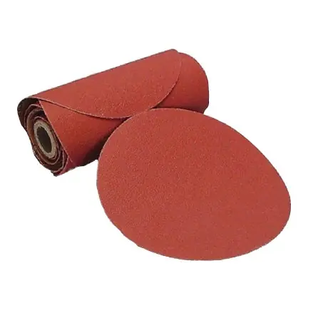 INDASA 5" Rhynostick RedLine PSA Solid Sanding Link Roll Discs, 500-LR Series