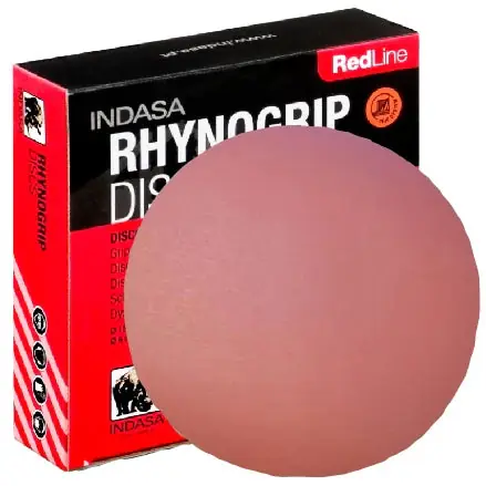 INDASA 11.25" Rhynogrip RedLine Solid Sanding Discs (fits GEM), 620GEM Series