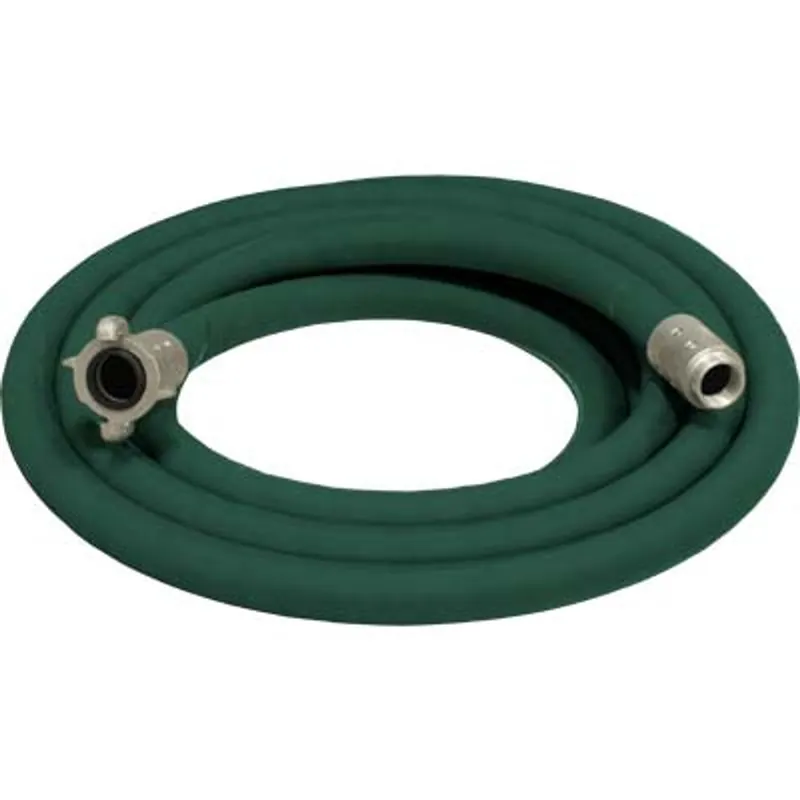 Pirate Brand - 1-1/4" Blast Hose Assembly, Green, BIG GUN Full Flow w/ Aluminum Couplings