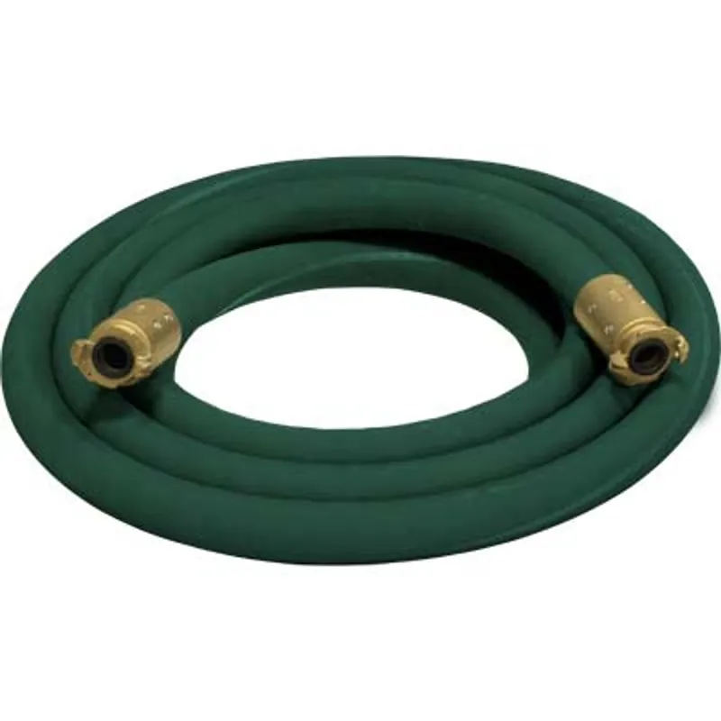 Pirate Brand - 1-1/2" Blast Hose Extension Assembly, Green w/ Brass Couplings
