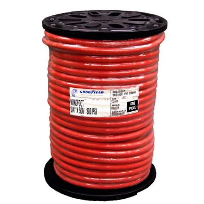 Pirate Brand - Hose, Air, Red, WP 200 PSI, Price Per 10‘ Increment (Size Options)