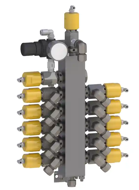 CCV-5106-111 Low Pressure Color Change Valve Stack Assembly