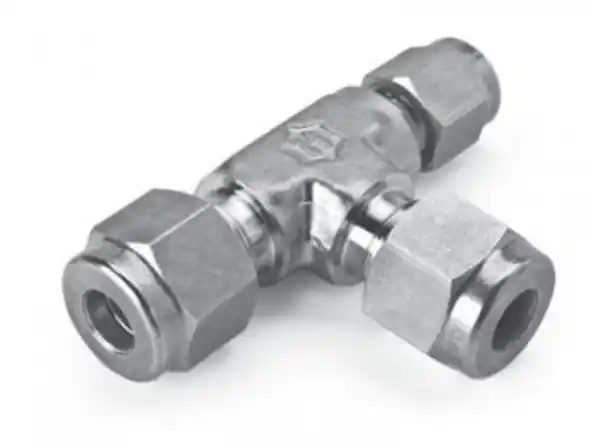 Hosco 316 Stainless Steel Compression & Instrumentation Fittings, Reducing Tees On Run and Branch (Various Size Options)