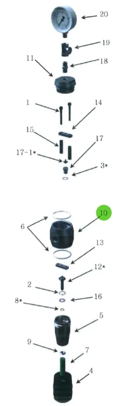 Regulator Housing; High-Pressure Fluid Regulator