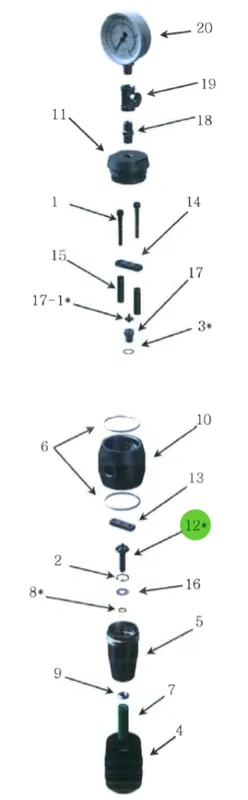 Piston Valve; High-Pressure Fluid Regulator