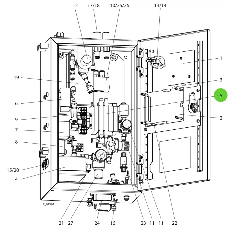 Wagner 9943152 Double 3 Port Valve