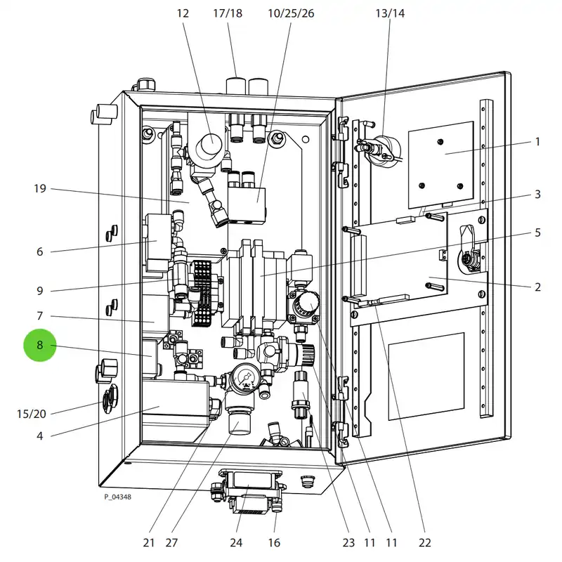 Wagner 9943155 2 Port Valve VQ-21