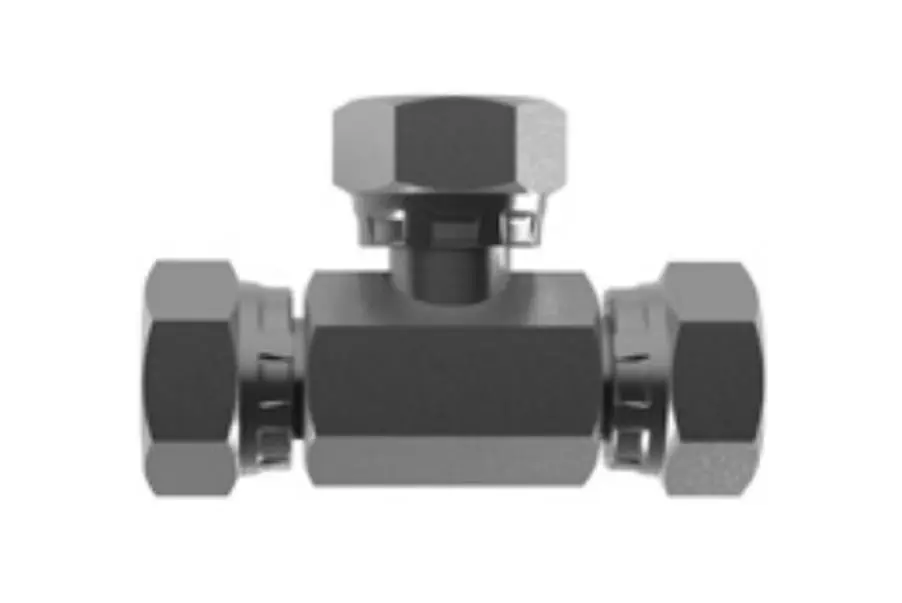 Hosco SST Stainless Steel Fittings and Adaptors, SST Tees, Female Straight x Female Straight x Female Straight